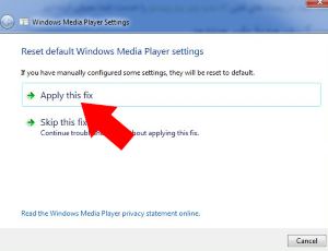 ویندوز مدیا پلیر کار نمی کند