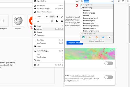 افزودن افزونه بومرنگ در فایرفاکس