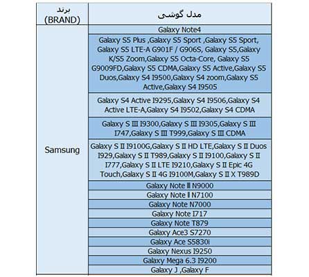 قابلیت او تی جی گوشی سامسونگ