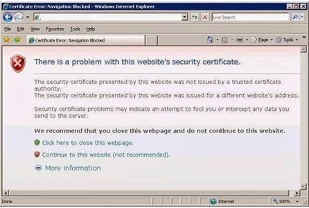 ارور certificate چیست ارور certificate چیست