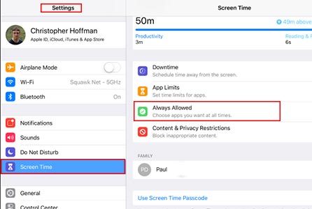 فعال کردن Screen Time در iOS12