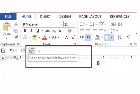 تبدیل ورد به پاورپوینت