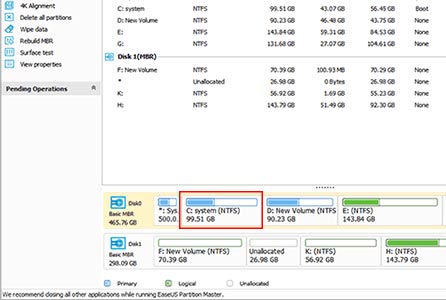 رفع خطای low disk space در ویندوز