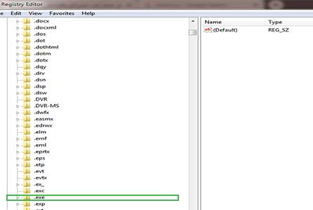 باز نشدن فایل های exe در ویندوز