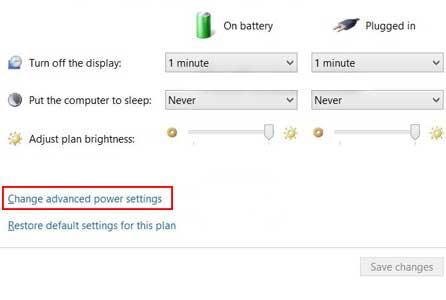 تنظیمات شارژ باتری لپ تاپ برای ویندوز 10