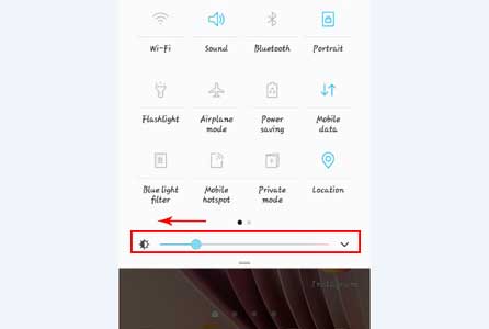کاهش نور صفحه در اندروید