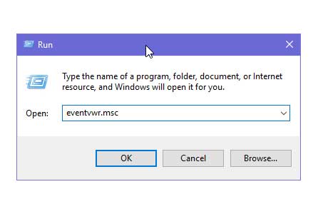 ابزار event viewer جهت حل مشکلات ویندوز