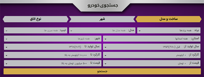 ثبت نام خودرو صفر کیلومتر